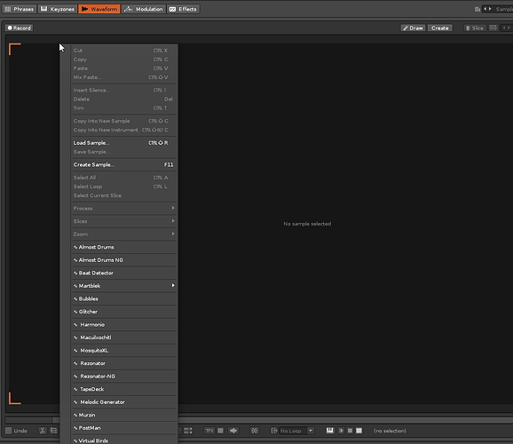 samplemenu