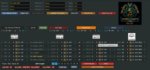 hydra midi mapper