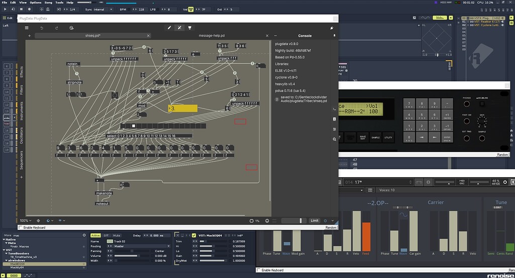Plugdata , gui ..audio interrupted when opening gui - Help, Support ...