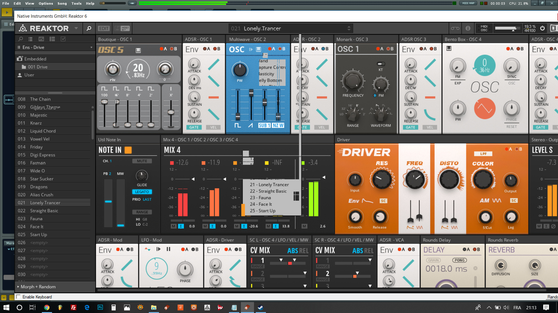 reaktor synth as plugin