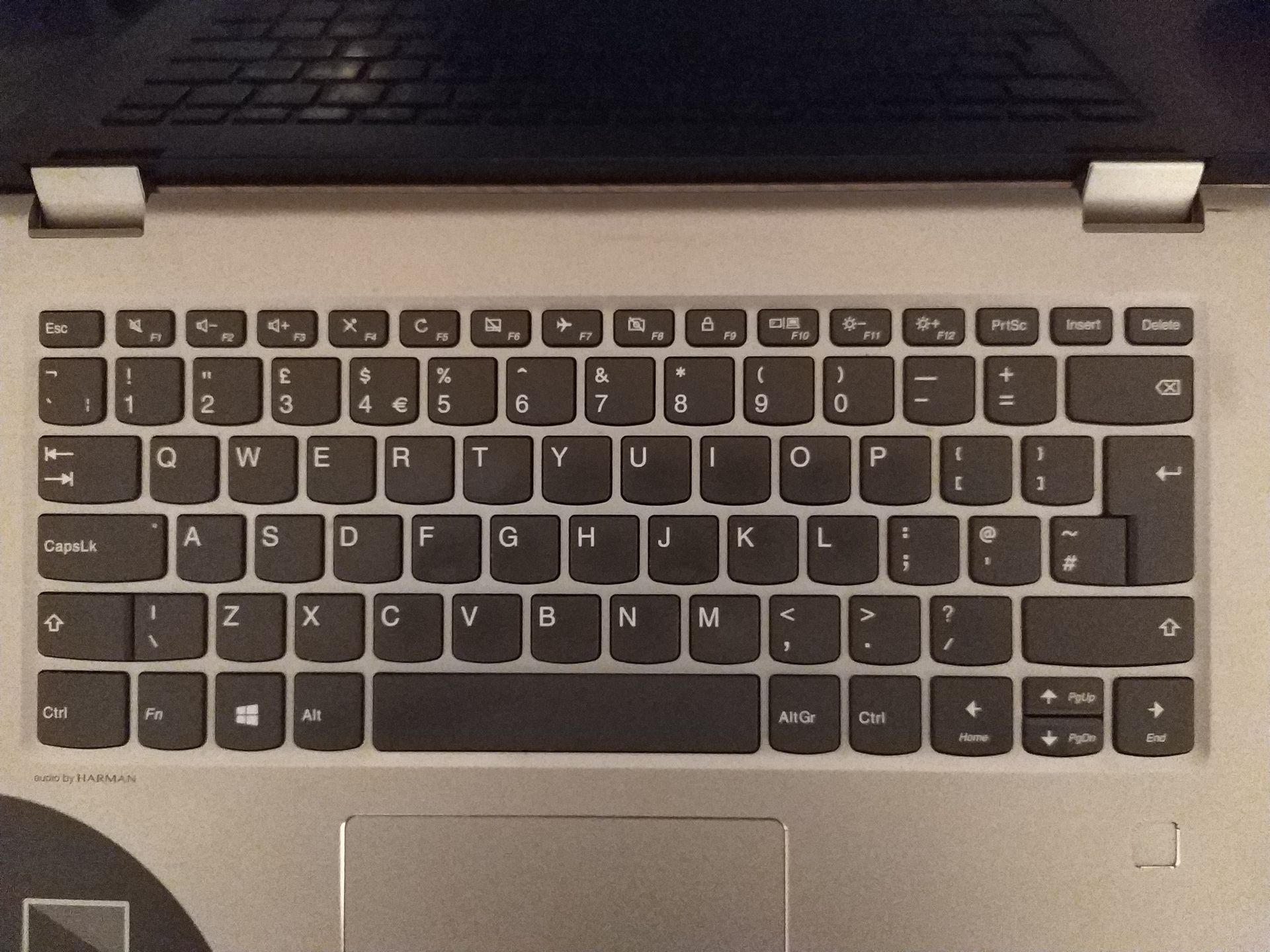 Lenovo Yoga 520 UK keyboard