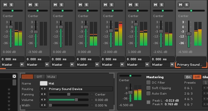 renoise volume glide