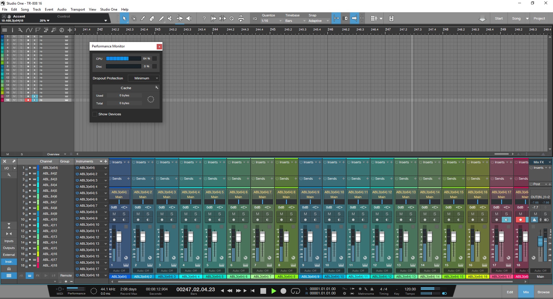 Renoise versus studio one cpu load with ABL3 VST - Help, Support & Bugs -  Renoise Forums