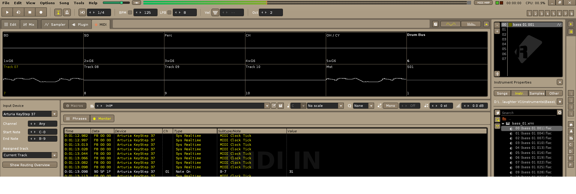 arturia keystep linux