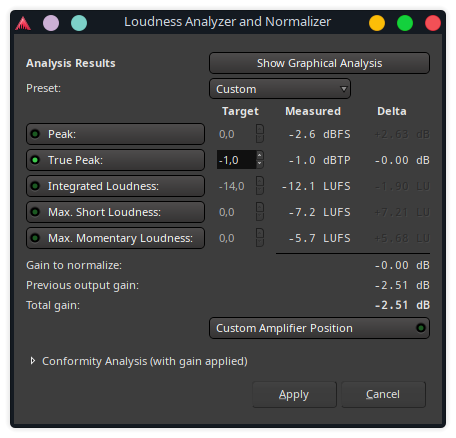 renoise output bitrate