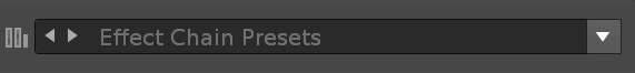 8 Effect Chain Presets