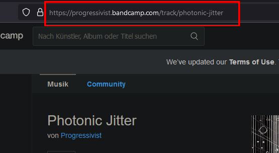 browser bar